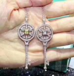 Replica T I F F I NY & C o Key Style Necklace with Diamonds